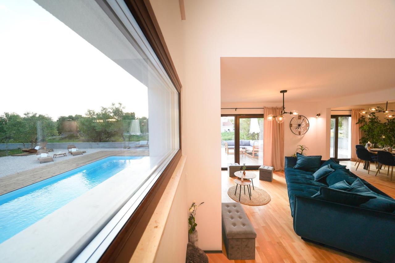 Villa Suncica With Heated Pool, Jacuzzi And Bikes Near Zadar Sukošan Exterior foto